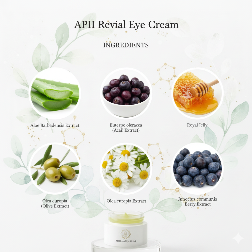 APII EYE REVIVAL Gel Cream|Renewal Peptide Eye Cream (15ml)