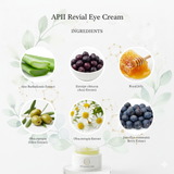 APII EYE REVIVAL Gel Cream|Renewal Peptide Eye Cream (15ml)